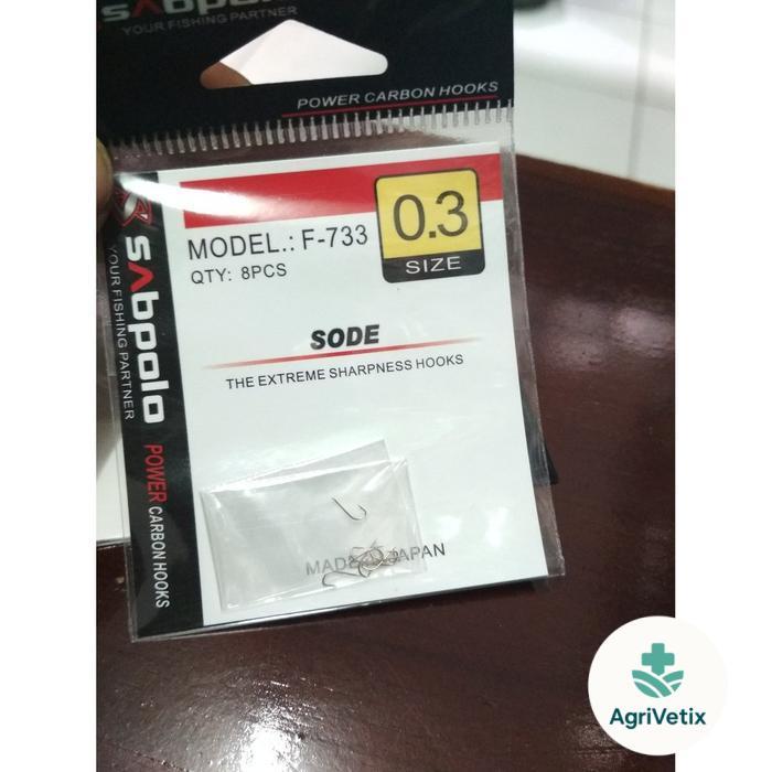 Mata Kail Pancing Sabpolo Wormer dan Sode Kuat Tajam - 1