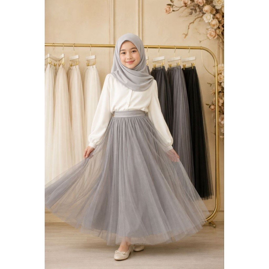 ROK TUTU ANAK 1LAYER & 2 LAYER , ROK TILE ANAK , ROK MEWAH ANAK