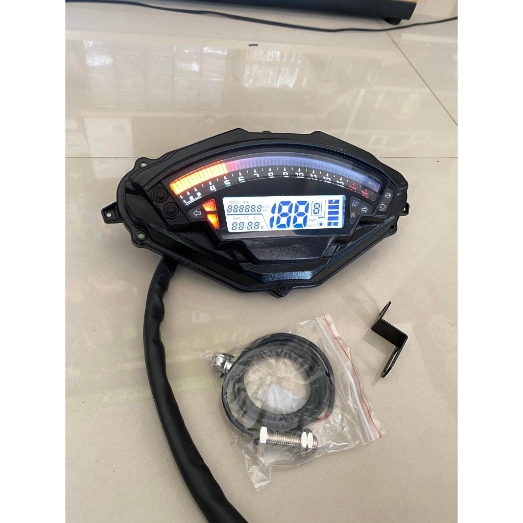 SPEEDOMETER DIGITAL VARIO LED OLD 125 150 PNP