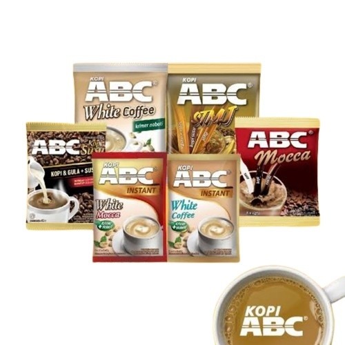 Kopi Abc Sacher jual ecer Susu mocca plus gula praktis 30gr Best Seller Jadi Nyatu Pas White coffe S