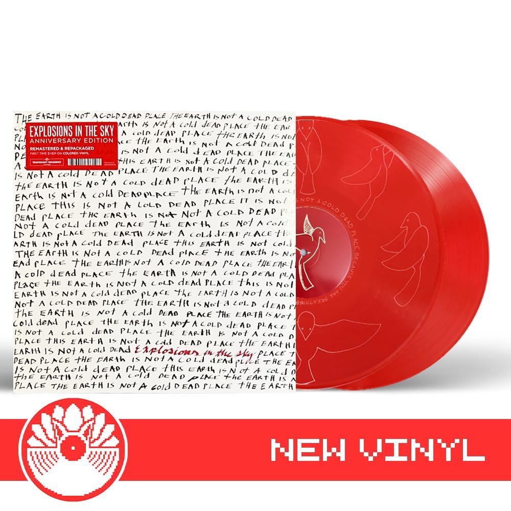 Explosions In The Sky - The Earth Is Not a Cold Dead Place (Limited Opaque Red 2xLP) Piringan Hitam 