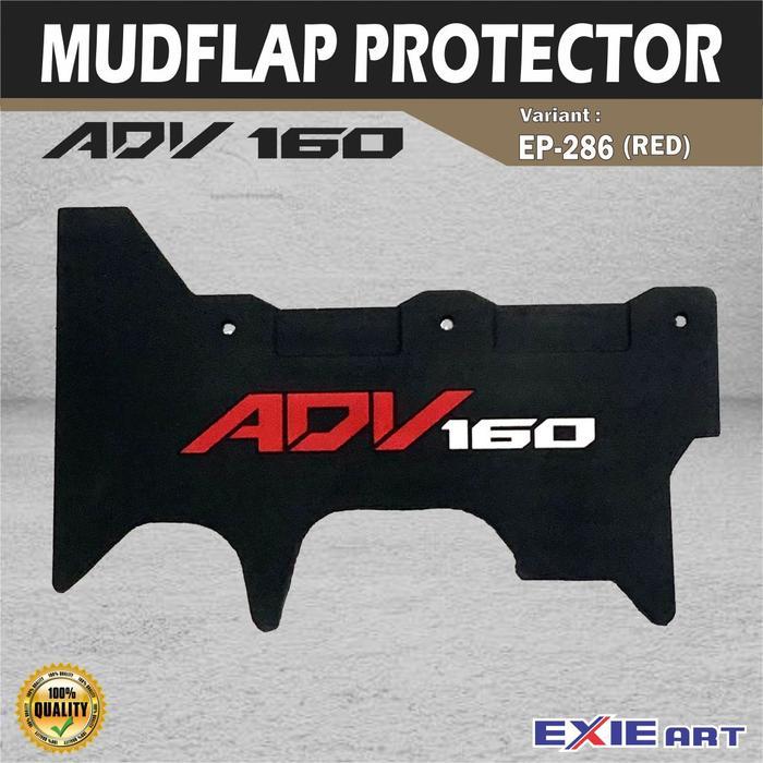 Best Seller MUDFLAP ADV 160 2022 - RoadSync 2025 PENAHAN LUMPUR - AKSESORIS ADV - RED