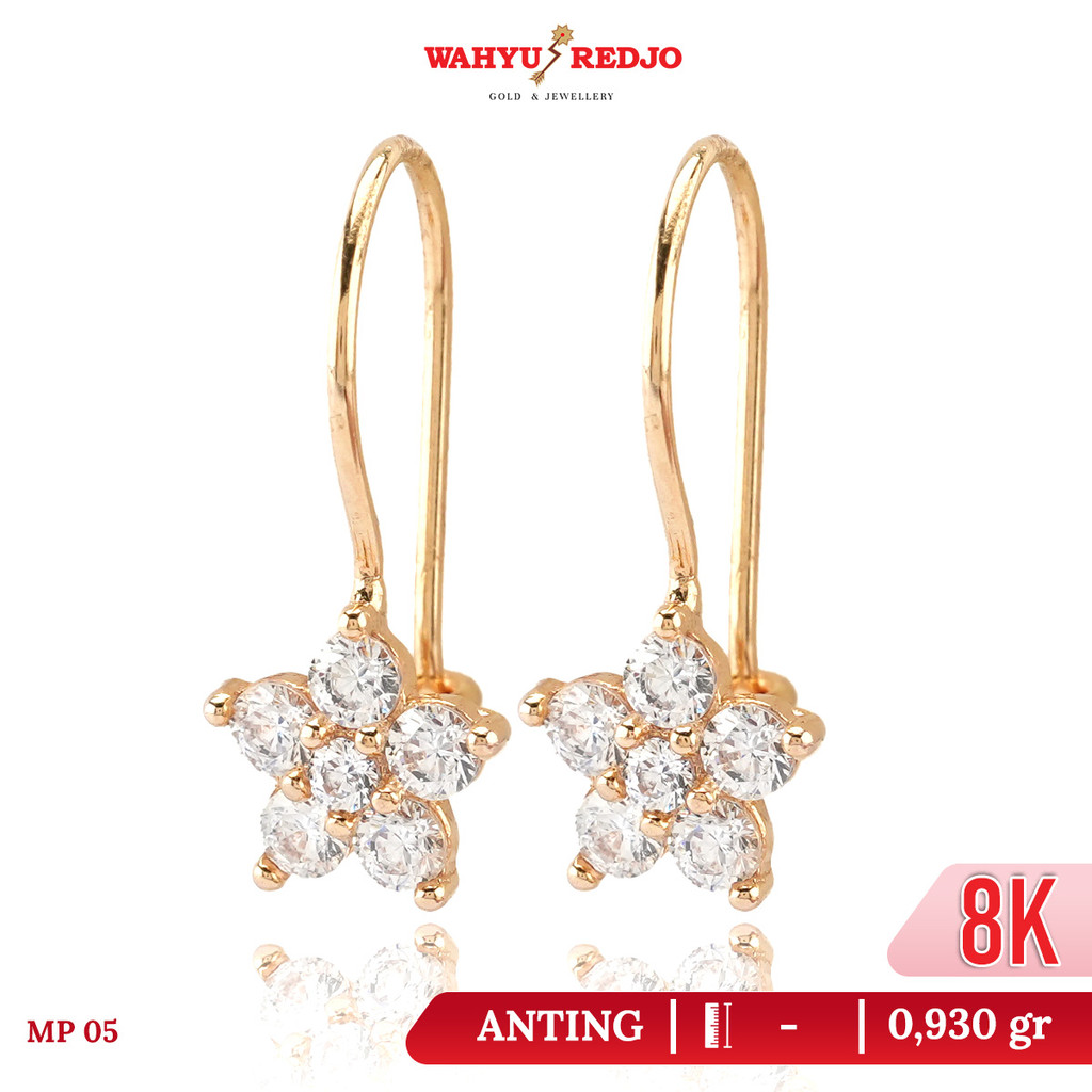Anting Emas Kadar 8K Wahyu Redjo AN-8K 32044105 Non Pameran