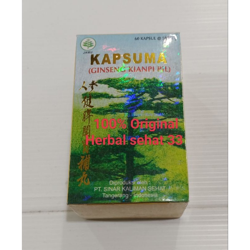 ( APOTIK FARMA ALL READY YAA )  kapsuma ginseng kiampi pill obat gemuk badan ginseng pill ~APDS