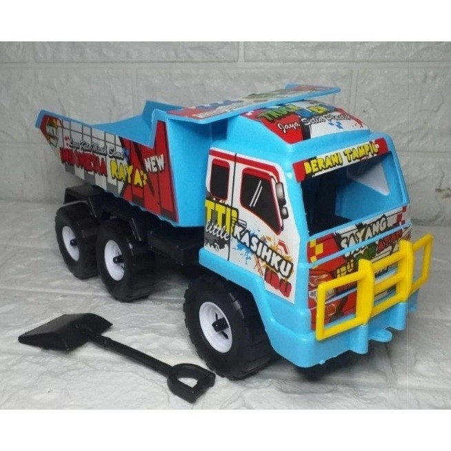 TOKOACCBOSS -  (TTD999) Mainan Truk Oleng Pengangkut Pasir  /  Mainan Truk Dump Pasir TTD 999 Plasti