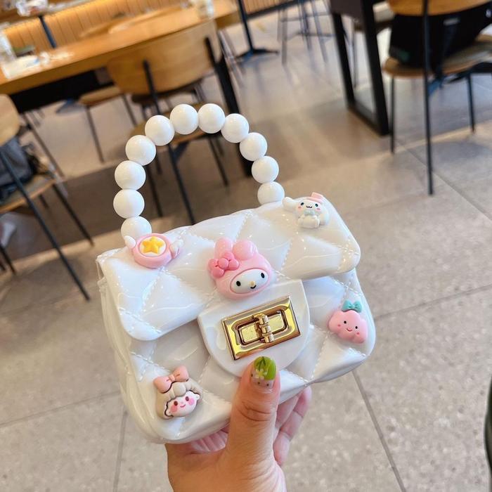 MUMPUNG PROMO BISA COD T5640 Tas Selempang Jelly Karakter / Tas Jelly Glossy Mini Boneka Anak / Tas 