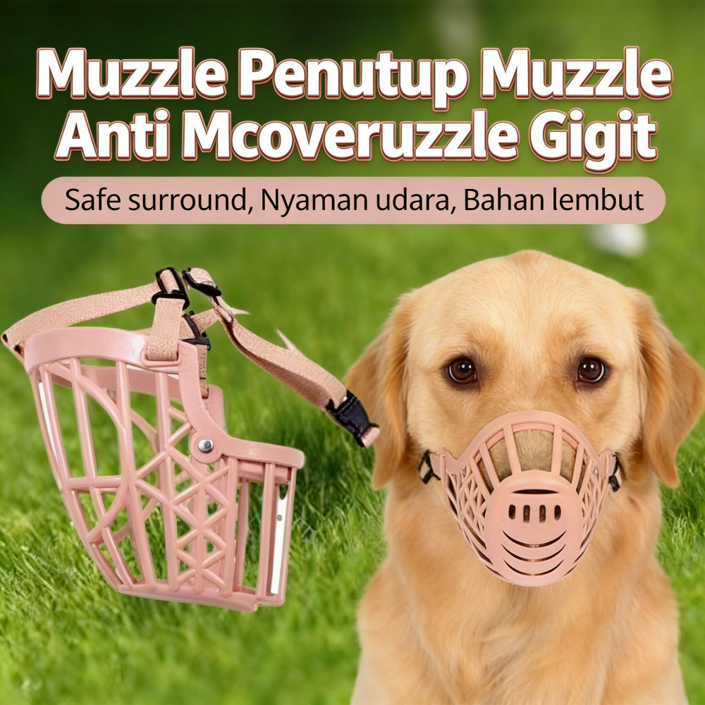 Mulut Pet Penutup Muzzle Gigit Muzzle Muzzle Anti Muzzle Muzzle Mouth Cover