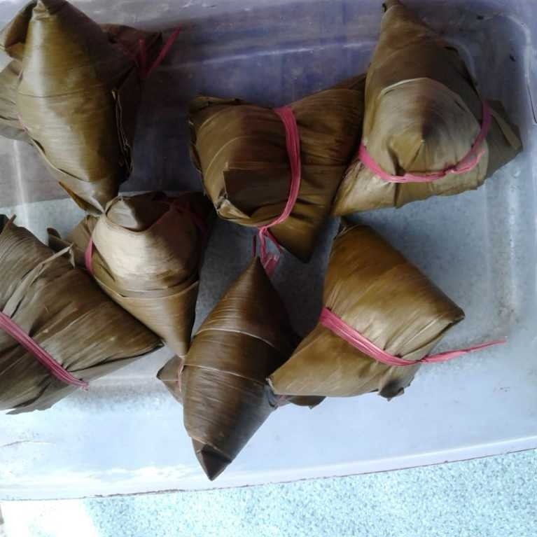 Jual Bacang isi Daging Jajanan Tradisional Kue Basah Bacang