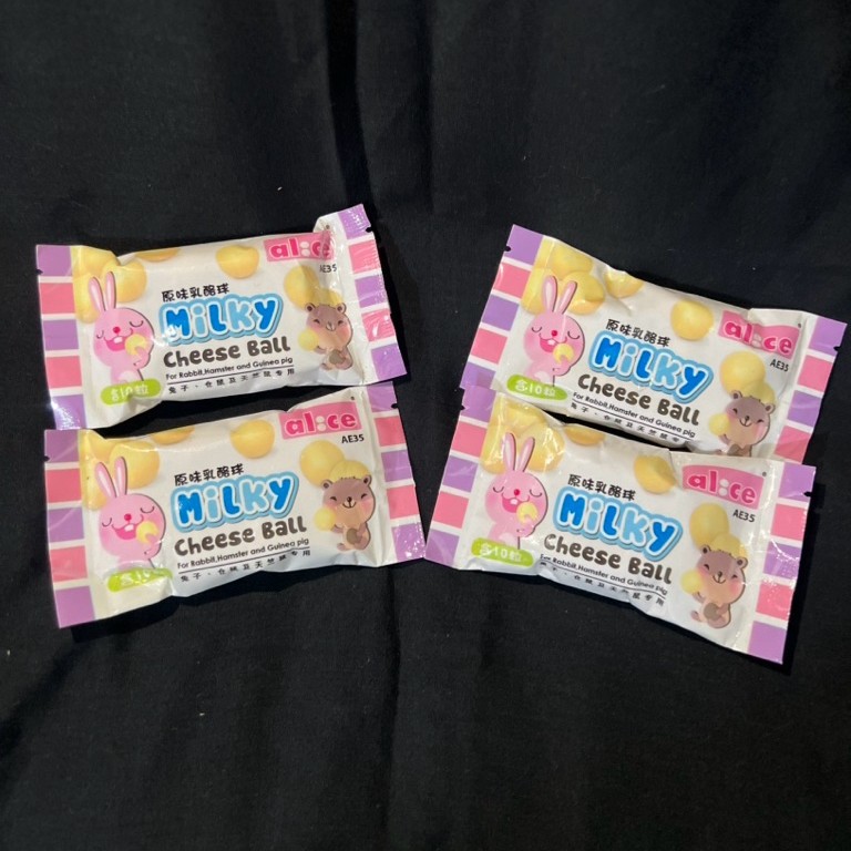 Alice Milky Cheese Ball || SNACK HAMSTER/KELINCI