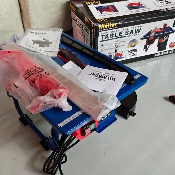 Gen 2 MOLLAR 8" (200MM) Table Saw - Mesin Gergaji Meja dorong