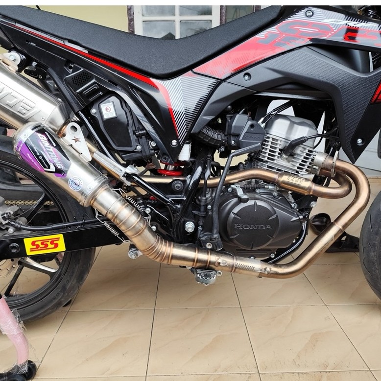 knalpot bintang kolong bawah crf