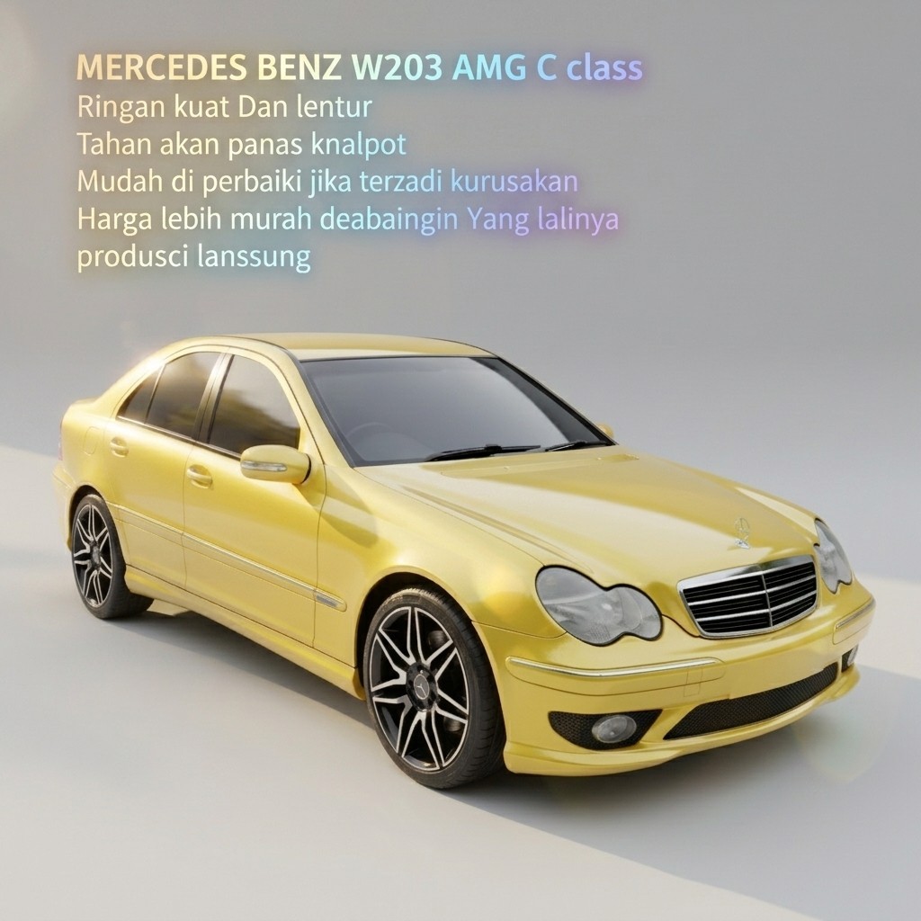 ONGKIR MURAH bumper bemper mercedes benz w203 2001-2007 mata kacang AMG C class body kit mercy merci