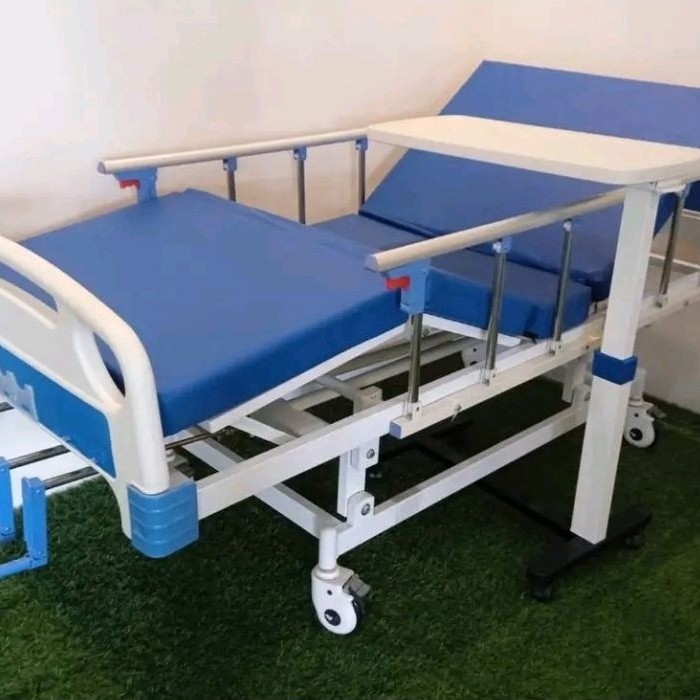 bed pasien 3 crank abs pjm - kasur tempat tidur pasien - ranjang pasien 3 crank abs