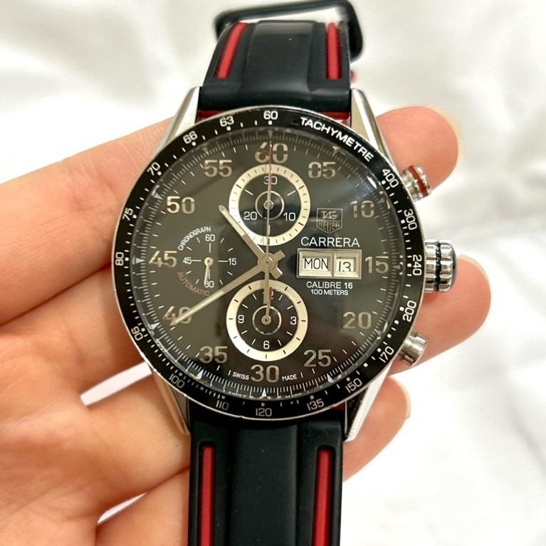 TAG H*euer Carrera Calibre 16 Automatic Chronograph with box