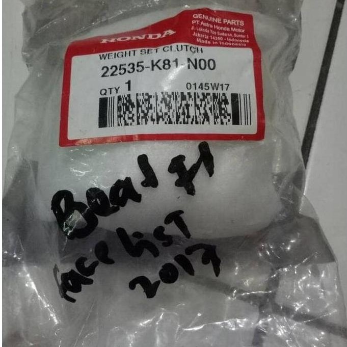 NEW Kampas Ganda Honda Beat Injection Esp 2017 Asli