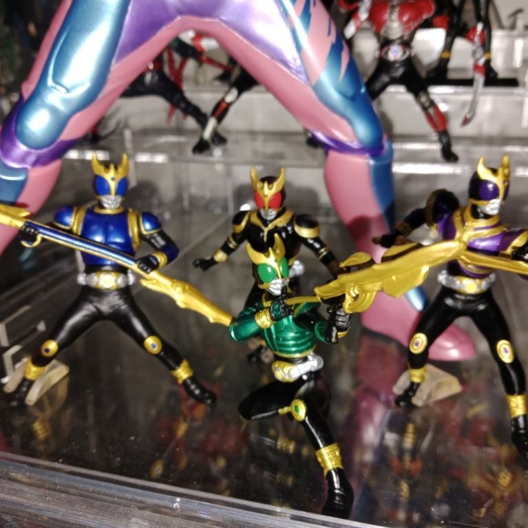 hg set kamen rider kuuga rising tinggi -+7/8cm ori bsndai