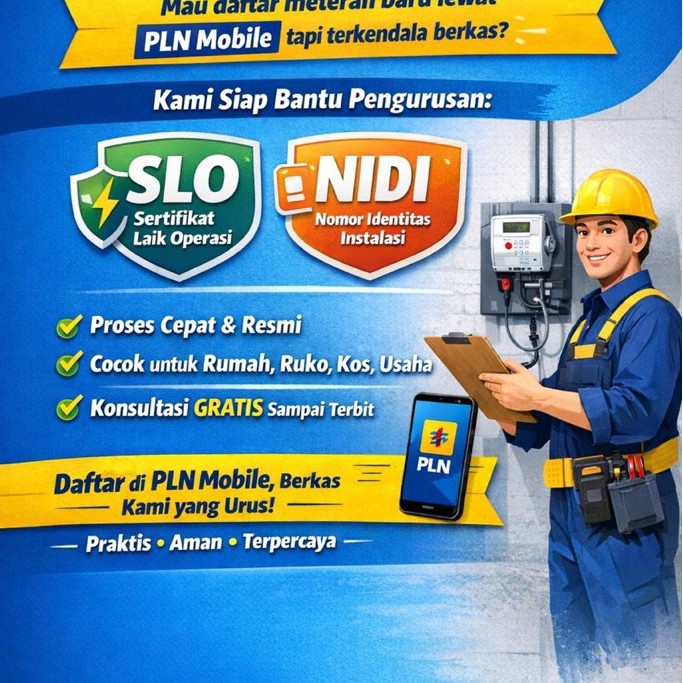 JASA PENERBITAN SLO DAN NIDI PLN