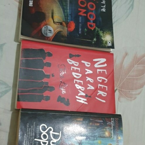 Buku Novel Preloved Original Dunia sophie Negeri paea bedebah The good son (anak teladan) her name i