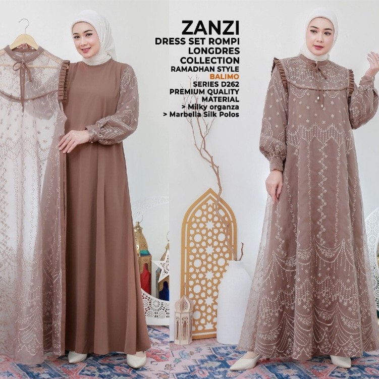 Balimo Zanzi / Dress Balimo / Gamis Balimo Premium / Balimo Outer / Balimo Premium