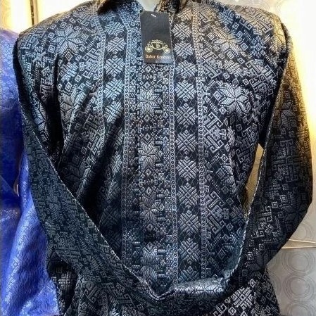 Batik Songket Palembang Pria Premium Dengan Furing