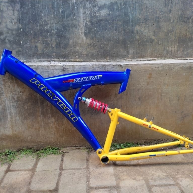 frame fullsus polygon jadul