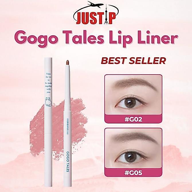 (READY ORI) Gogo Tales Lip Liner Gogo Tales Velvet Fog Lip Liner Gogo Tales Pensil Bibir Gogo Tales 