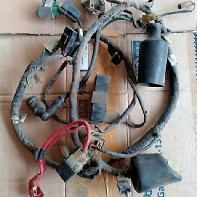 Kabel body fullset CDI ECU kiprok kuil siap pakai motor Honda CS1 original copotan