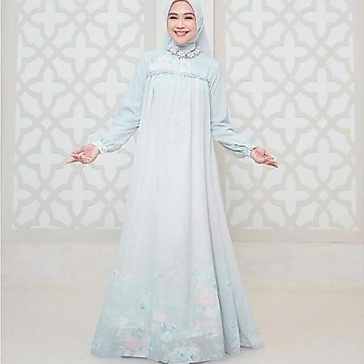 Keke Busana - Almira Sage Sarimbit Couple Keluarga Lebaran 2026 Ria Ricis & Atap Gamis Koko