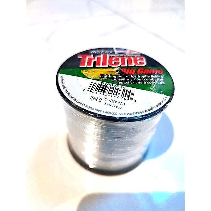 PROMO  Senar Pancing TRILENE BIG GAME Made In USA Lure - Putih Clear, 7 Lb