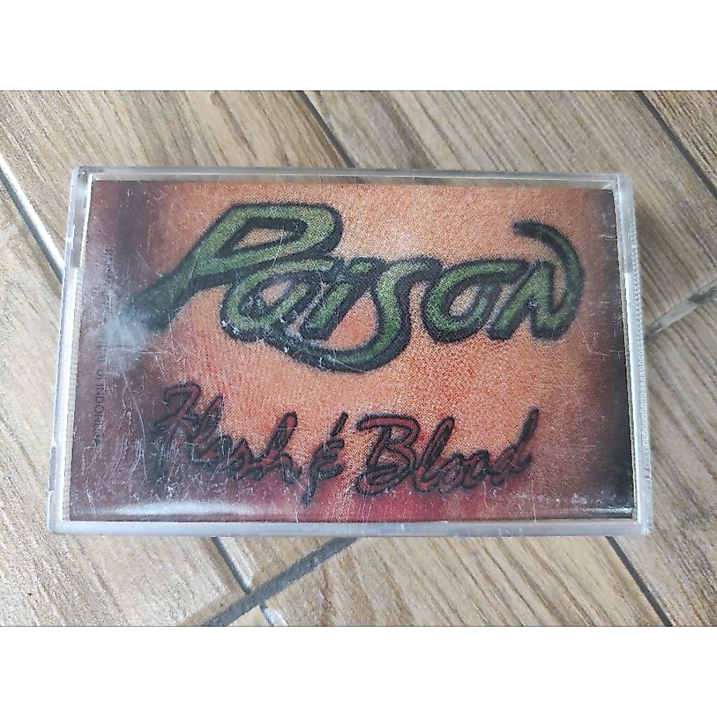 kaset pita POISON "flesh & blood"