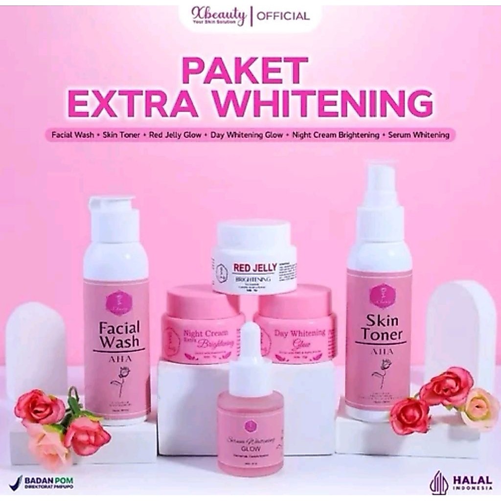 PAKET EXSTRA WHITENING XBEAUTYSKIN