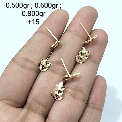 anting tusuk emas 6 karat
