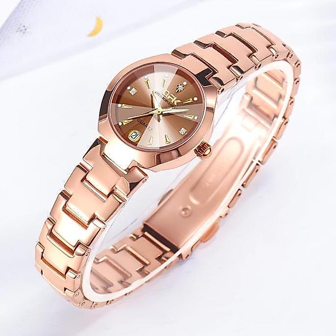 Toki- Opk Jam Tangan Nita Anti Air Kecil Cewek Terbaru Analog Mar Emas Women Tch