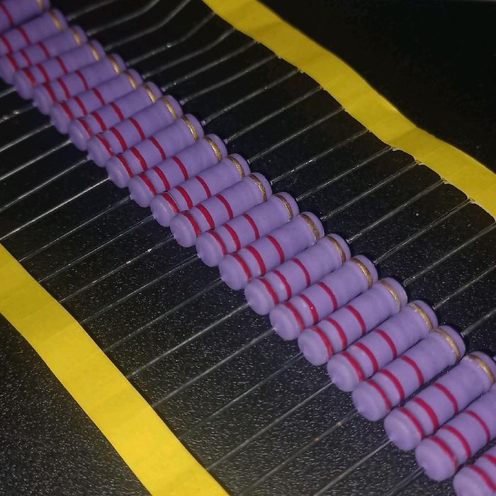 resistor 2k2 2w ungu original japan R 2.2kilo 2,2kilo 2 watt w 2watt 2.2 2,2 k kilo ohm 2wat watt 2w