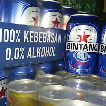 BINTANG ZERO KALENG 330 ML khusus gojek