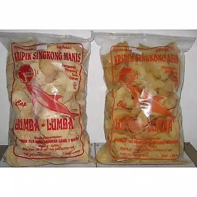 Kripik Singkong cap Lumba-Lumba khas Malang 500gr