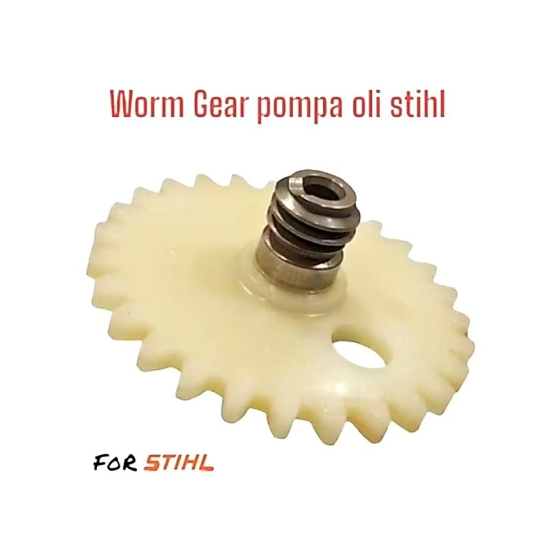 Gear Pompa Oli Senso Worm Gear Chainsaw 038/381