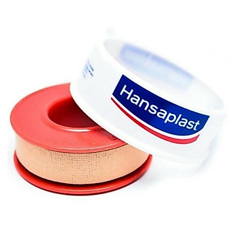 Hansaplast Roll Plester Gulung Kain 1,25 cm x 4,5 m Ukuran Besar