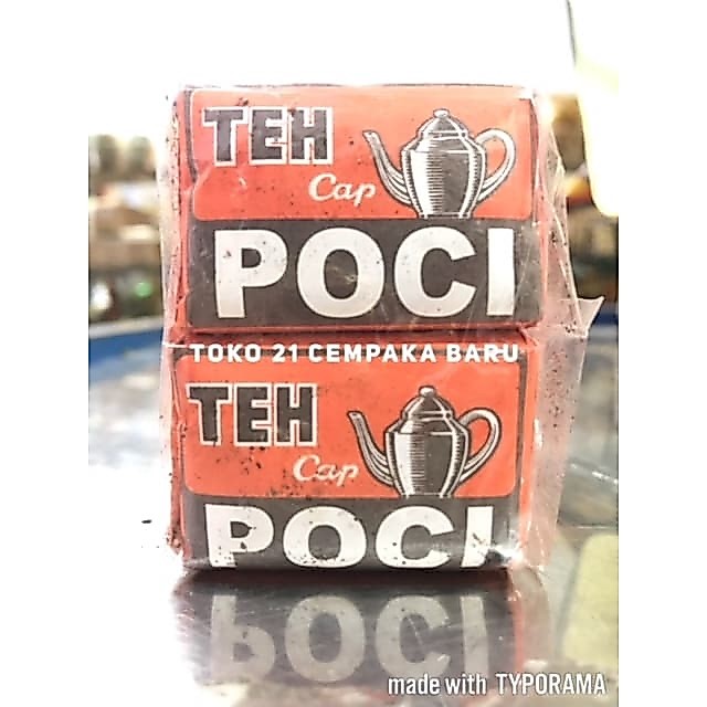 Teh Cap Poci 1 Pack ( 8 gr isi 10 pcs ) | Hijau Melati Jasmine Tubruk