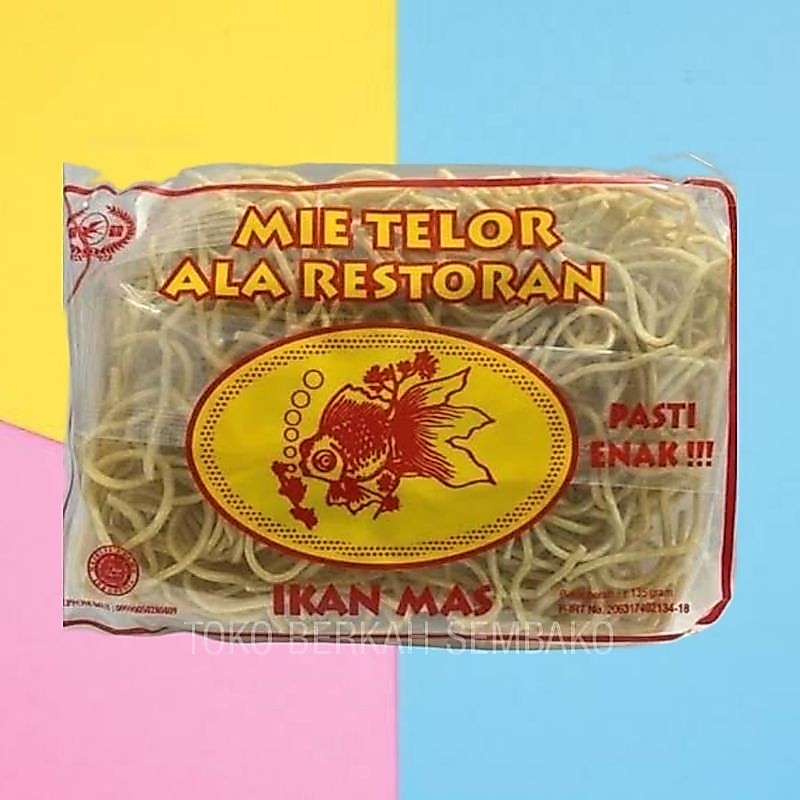 Mie Telor Ala Restoran Ikan Mas +-130gr / Cap Burung Layang Terbang