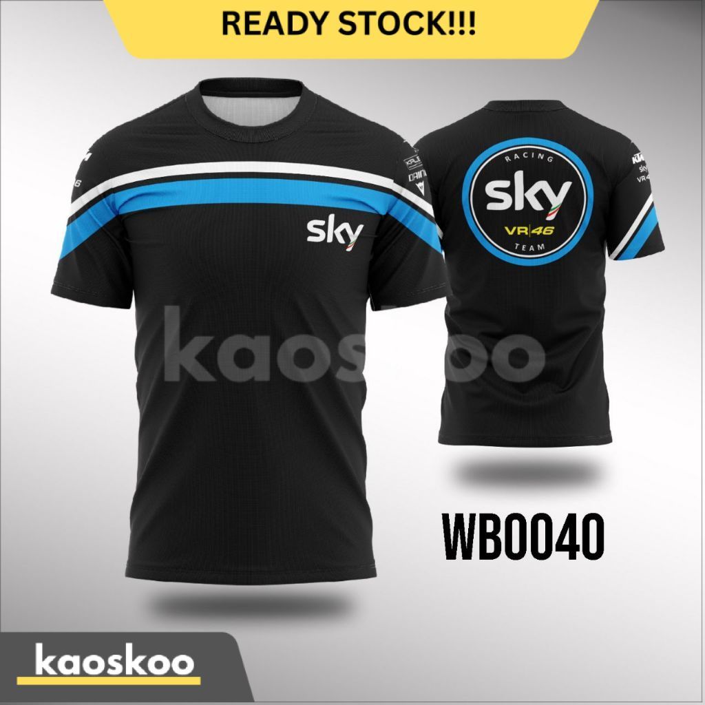 Kaos Jersey MotoGP Sky VR46 Racing Team