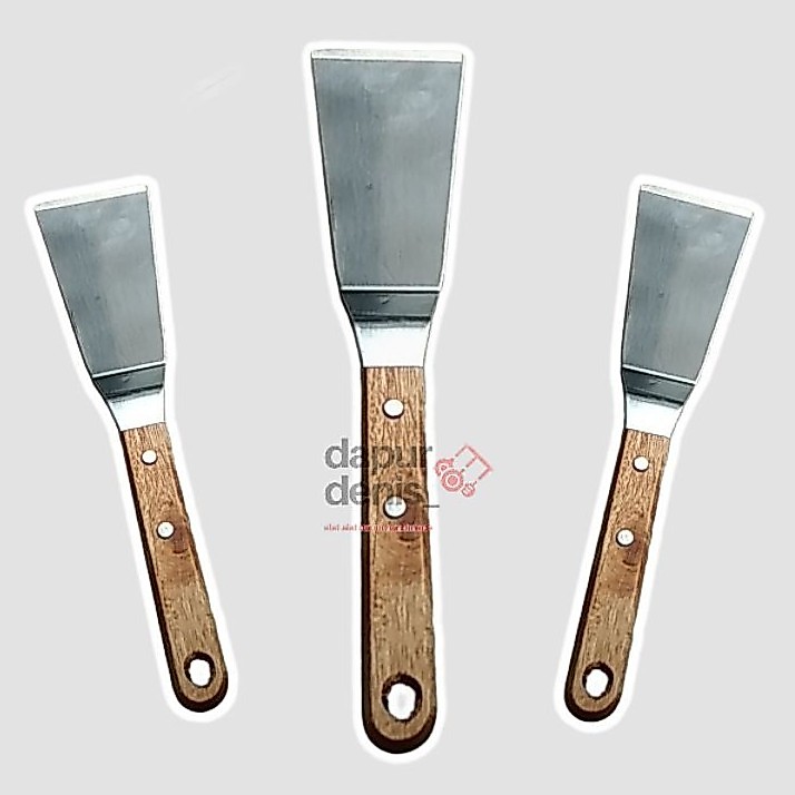 Kapi Bengkok /  Spatula Turner Pizza / M / Spatula Roti Bakar  / Griddle Spatula / Sutil Roti Bakar