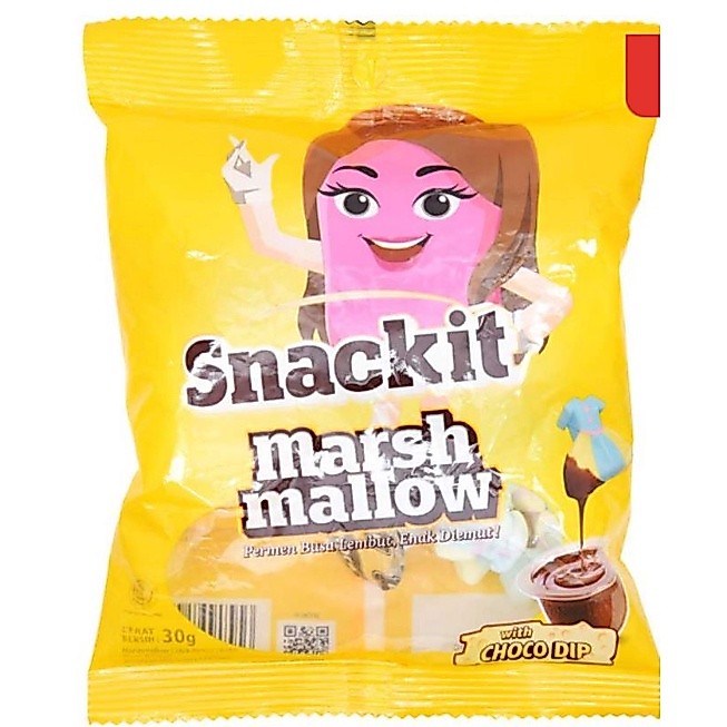 SNACKIT MARSHMALLOW G CHOCO DIP 30GR