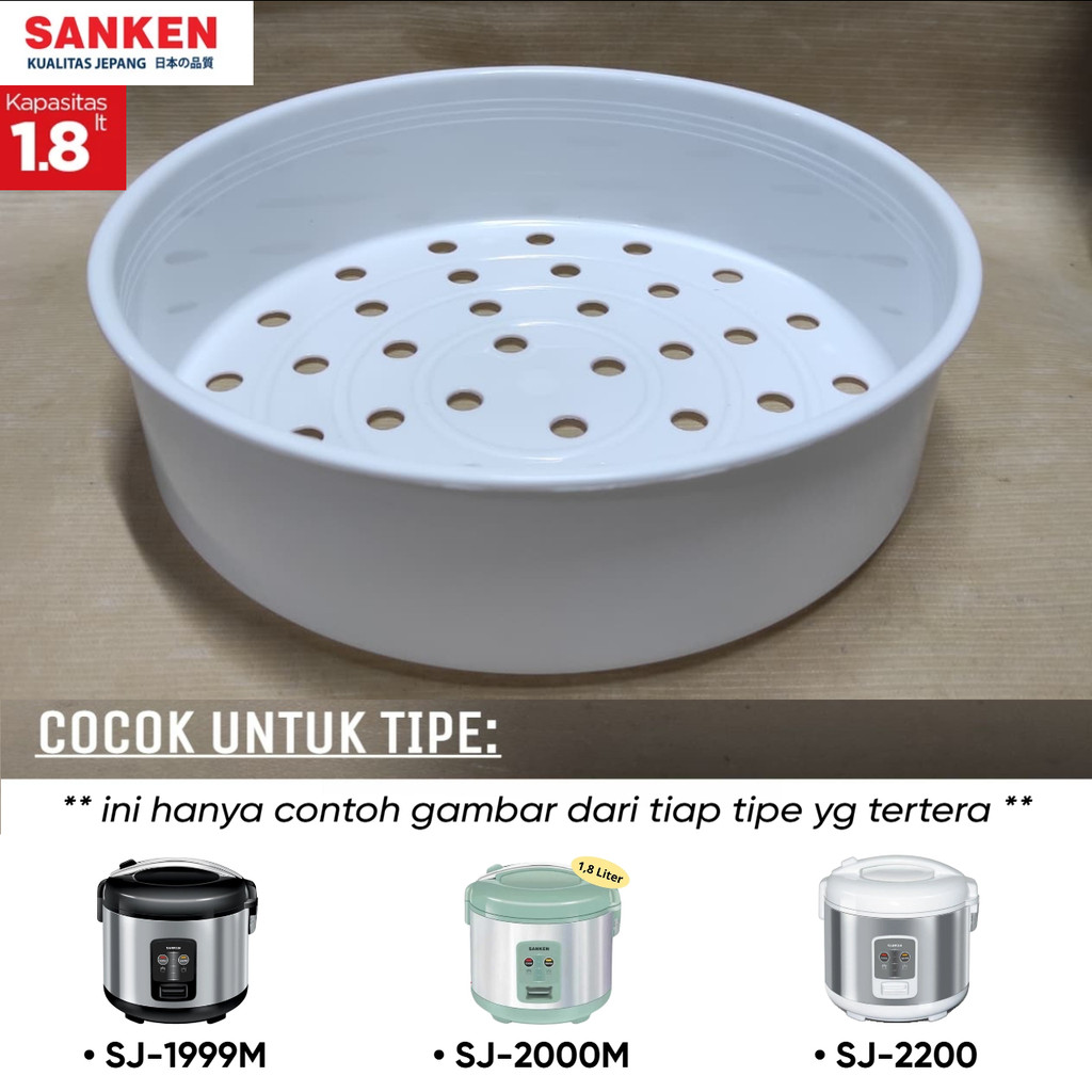 STEAMER KUKUSAN MAGIC COM SANKEN 1.8 L SJ1999M / SJ2000M / SJ2200 SANKEN RICE COOKER 1,8 Liter SJ 19