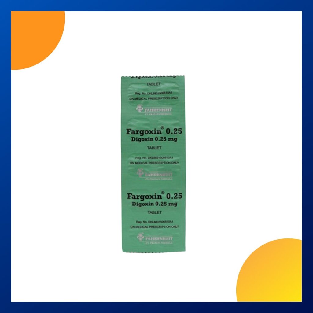 FARGOXIN 0.25 MG 1 STRIP @ 10 TABLET