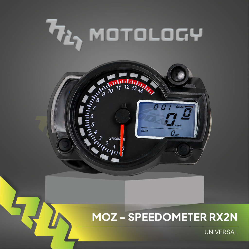 SPEEDOMETER DIGITAL MOZ RX2N 002/MOS SPIDOMETER KOSO RX2N