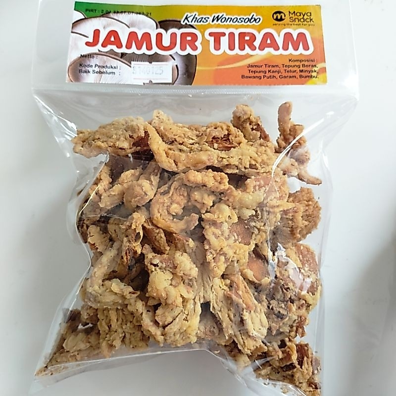 KERIPIK JAMUR TIRAM JAMUR DIENG KHAS WONOSOBO 200GR
