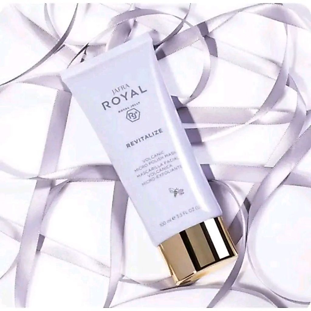 Ready Jafra Royal Jelly Revitalize Volcanic Micro Polish Mask Original
