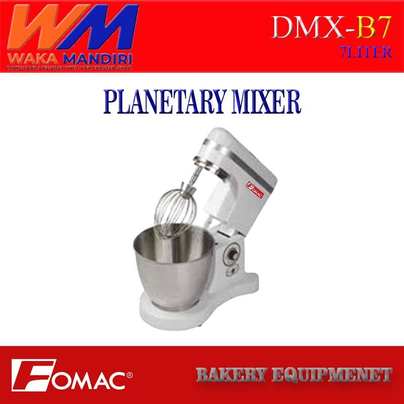 Planetary Mixer FOMAC DMX-B7 7 Liter – Mixer Adonan Roti & Kue