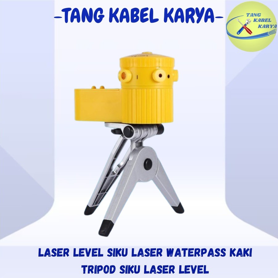 Laser Leveler Siku Laser Waterpass Kaki Tripod Siku Tukang Laser Level